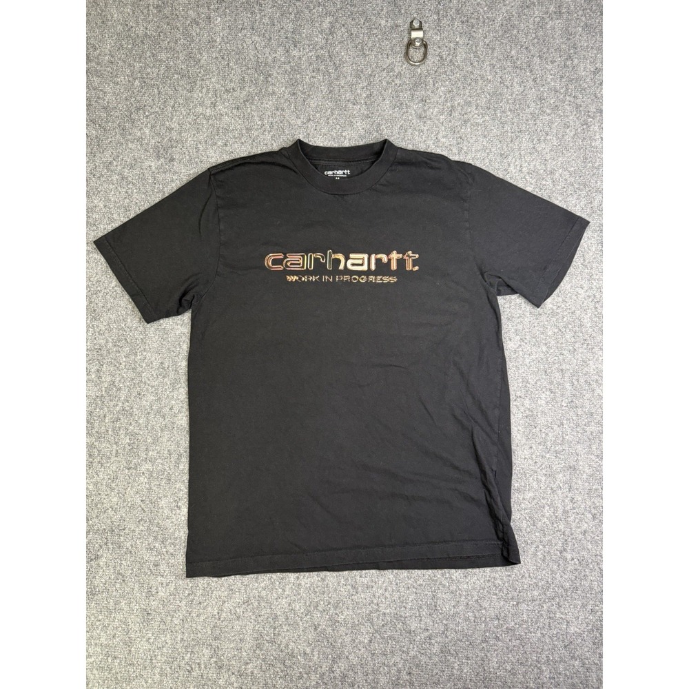 Men's Carhartt Work In Progress Solar Chrome T-Shirt Size Medium Script